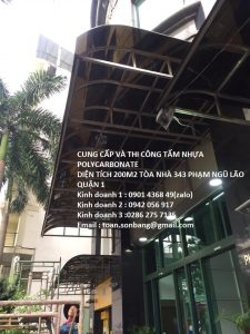 poly đặc màu trà dày 5mm