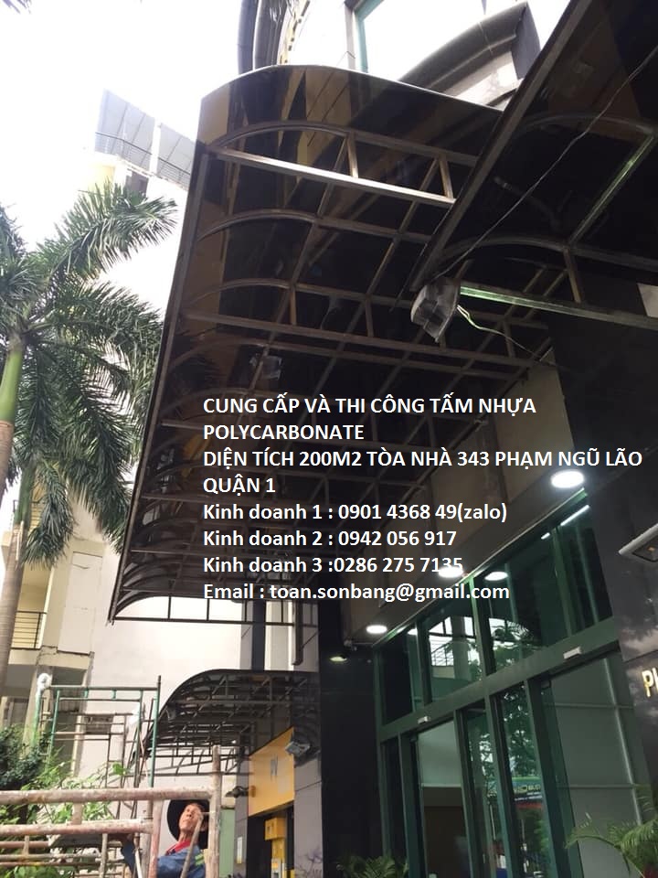 poly đặc màu trà dày 5mm