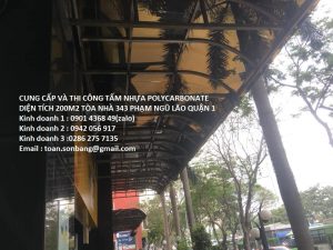 Tấm lợp lấy sáng polycarbonate bảo hành 10 năm