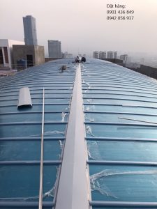 Công trình sử dụng tấm lợp lấy sáng polycarbonate