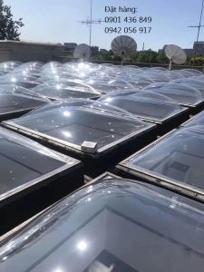 Công trình sử dụng tấm lợp lấy sáng polycarbonate