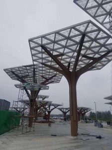 Công trình sử dụng tấm lợp lấy sáng polycarbonate