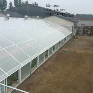 Công trình sử dụng tấm lợp lấy sáng polycarbonate