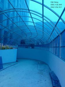 Công trình sử dụng tấm lợp lấy sáng polycarbonate