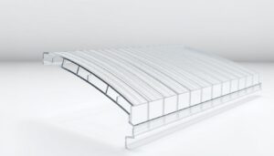 Tấm lợp lấy sáng poly rỗng dày 5mm giá rẻ tại an giang