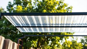 Tấm lợp lấy sáng poly rỗng dày 5mm giá rẻ tại long an