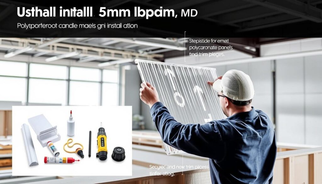 hướng dẫn lắp đặt tấm poly đặc